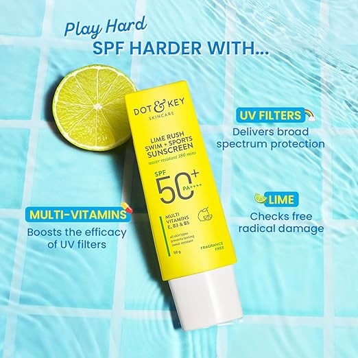 Dot & Key Lime Rush Swim + Sports Sunscreen Spf 50+ Pa++++