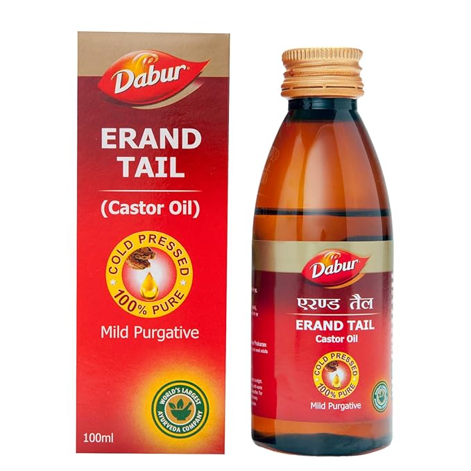 Dabur Ayurvedic Erand Tail (Castor Oil) - PUSHMYCART