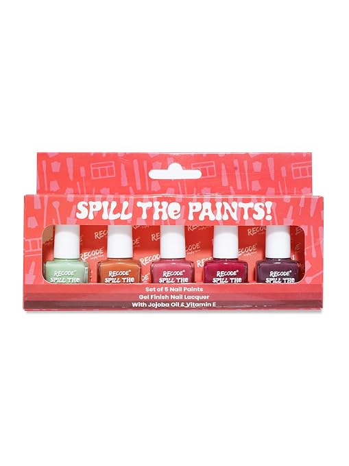 Recode-Red-Spill-The-Paints-Nail-Paint-Set-Of-5