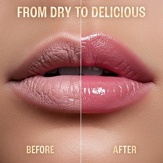 Lakme Lip Love Care Stick Insta Pink before and after