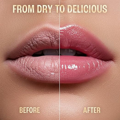 Lakme Lip Love Care Stick Insta Pink before and after