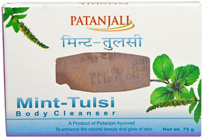 Patanjali Mint Tulsi Body Cleanser Soap