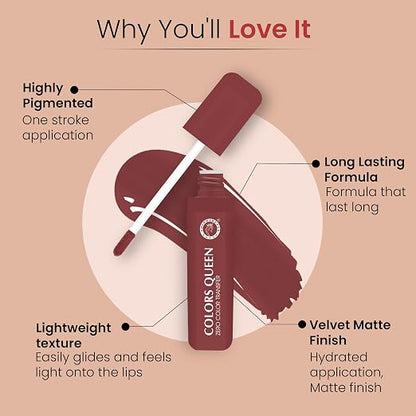 Colors-Queen-Zero-Color-Transfer-Liquid-Lipstick