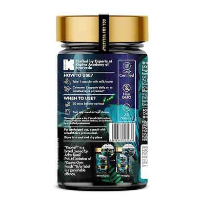 Kapiva Shilajit Glod 60 Capsules