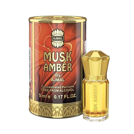 Ajmal-Musk-Amber-Attar-5ml-Woody-&-Spicy-Perfume-for-Men
