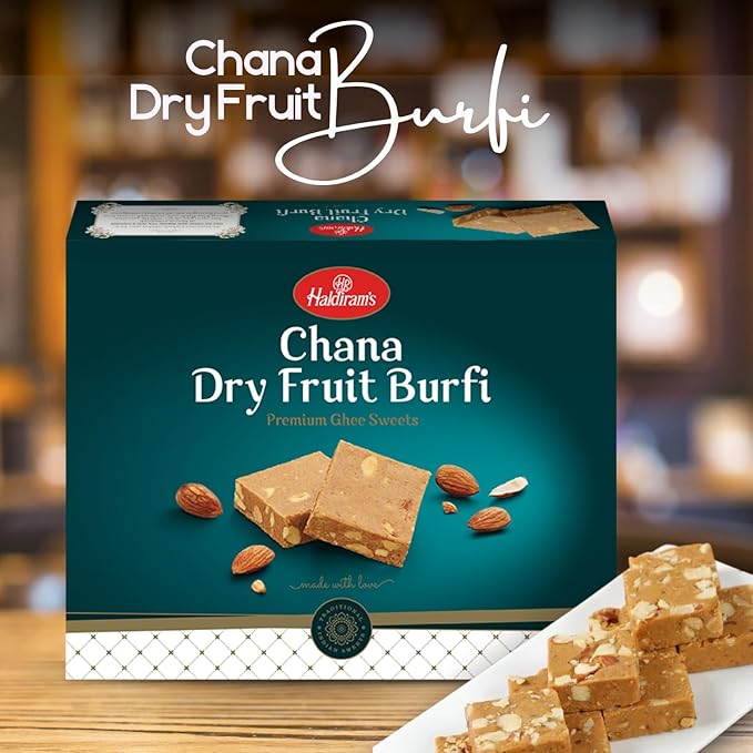 Haldiram's Chana Dry Fruit Burfi