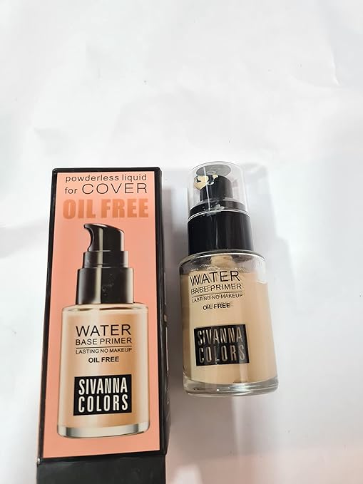 sivanna colors Powderless Liquid For Cover Oil Free Water Base Primer - 25 ml