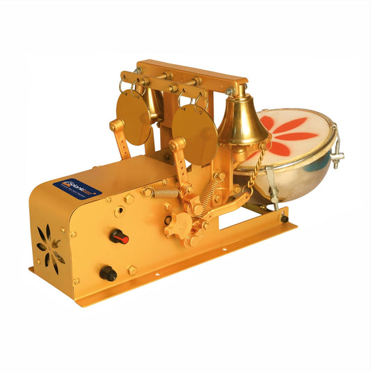 God-Mantra Shankh & Mayur Sounds Fully Automatic Electric Mini Aarti Machine 