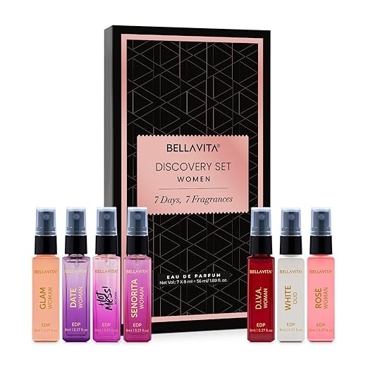 BELLAVITA Discovery Gift Set Eau De Parfum Perfume for Women with Floral