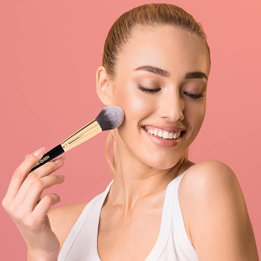 Colors-Queen-100%-Vegan-Powder-Brush---Black