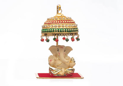 Metal Chhatra with Hanging Crystals M 99
