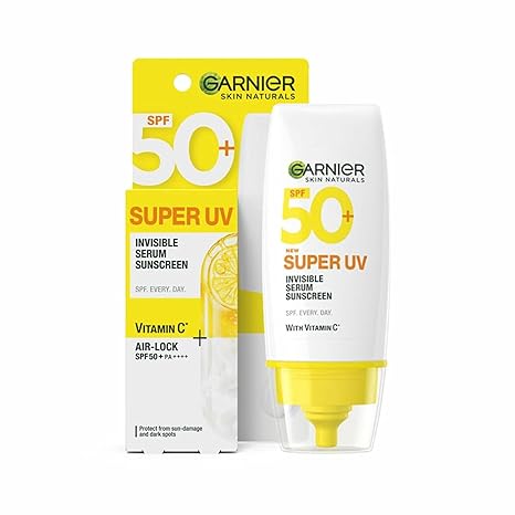 Garnier Super UV Invisible Serum Sunscreen SPF 50 PA++++ - PUSHMYCART