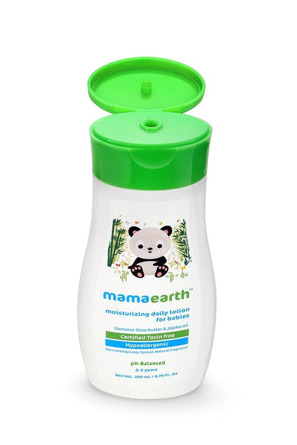 Mamaearth Daily Moisturizing Lotion & Milky Soft Natural Baby Face Cream - PUSHMYCART