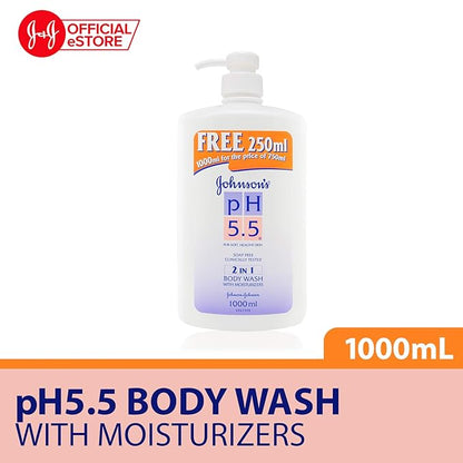 Johnson & Johnson Ph 5.5 2 In 1 Body Wash With Moisturizers