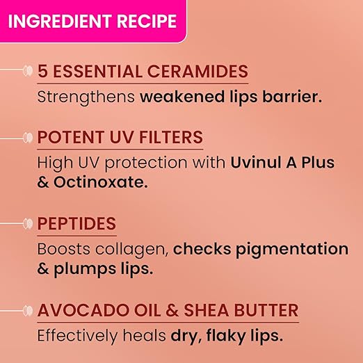 Dot & Key Barrier Repair Ceramide + Peptide Lip Balm Spf 50 Pa+++ Warm Nude