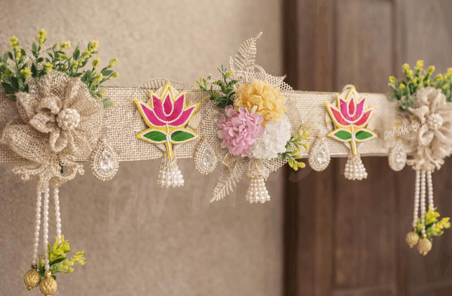Divyakosh Artificial Flower Toran for Main Door Entrance