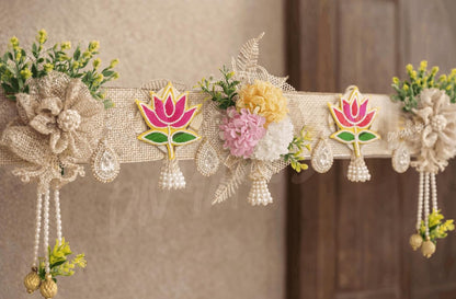 Divyakosh Artificial Flower Toran for Main Door Entrance