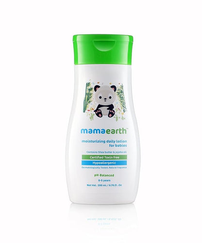 Mamaearth Daily Moisturizing Lotion & Milky Soft Natural Baby Face Cream - PUSHMYCART