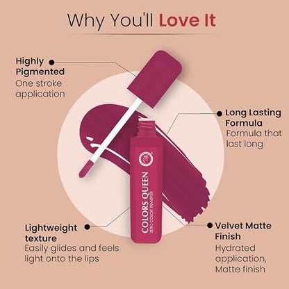 Colors-Queen-Zero-Color-Transfer-Liquid-Lipstick