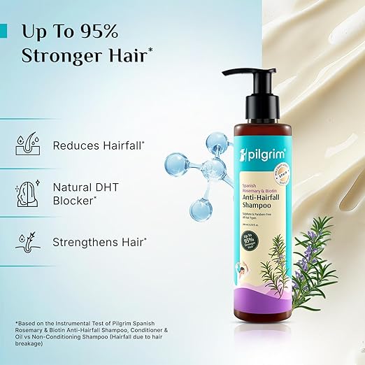 Pilgrim Spanish Rosemary & Biotin Anti Hairfall Shampoo