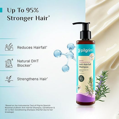 Pilgrim Spanish Rosemary & Biotin Anti Hairfall Shampoo