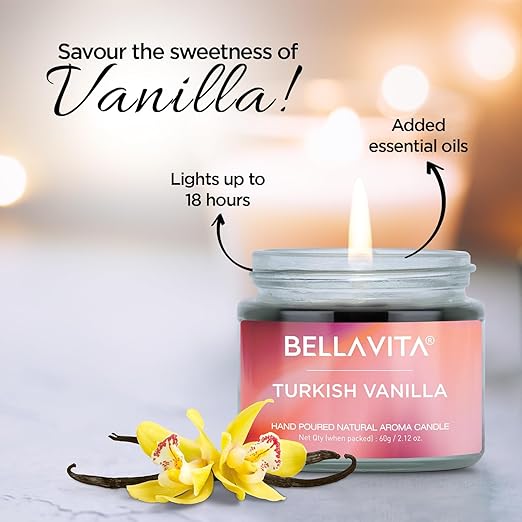 Bella Vita Organic Soy Wax Aroma Candles Set