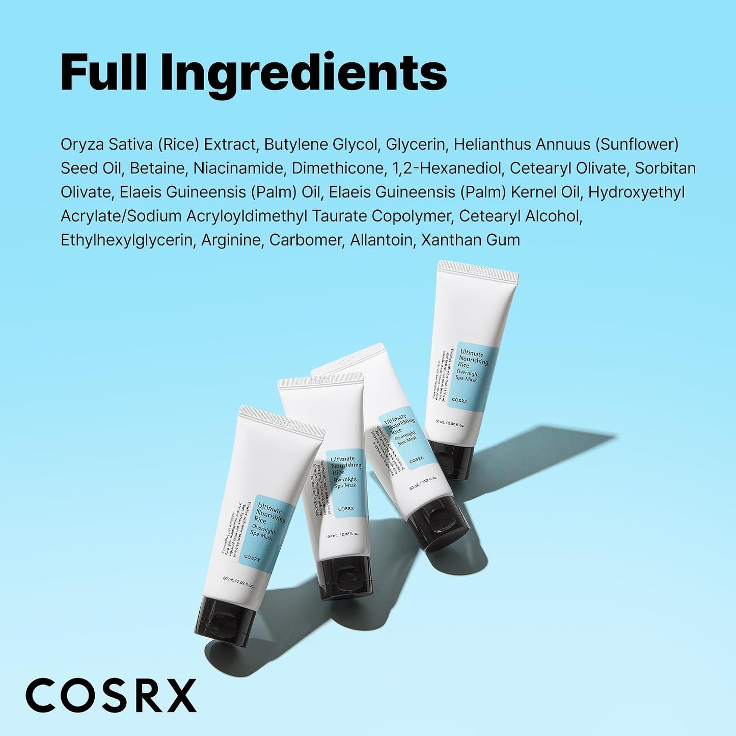 COSRX Ultimate Nourishing Rice Spa Overnight Mask