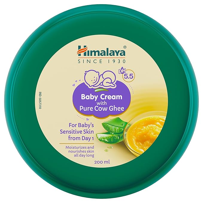 Himalaya Baby Cream with Pure Cow Ghee & pH5.5 - PUSHMYCART
