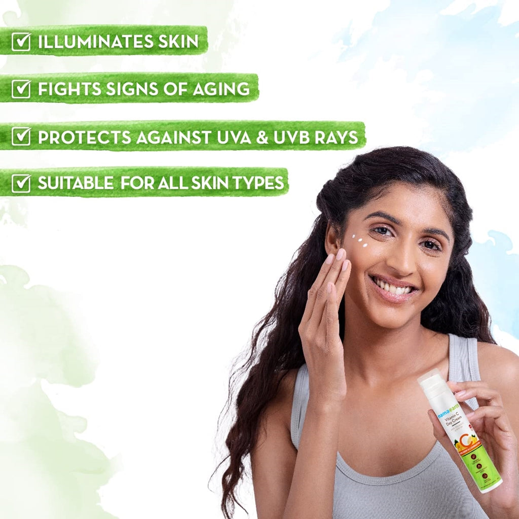 Mamaearth Vitamin C Day Cream with Vitamin C and SPF 20 for Skin Illumination