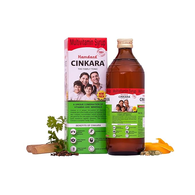 Hamdard Cinkara Multivitamin Syrup 500 ml