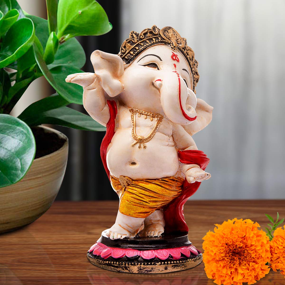 KARIGAARI Ideas Hand Crafted Karigaari India Handcrafted Polyresin Eco Friendly Lord Ganesha