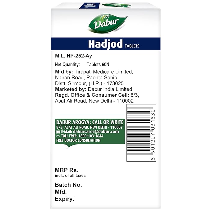 Dabur Hadjod Tablets