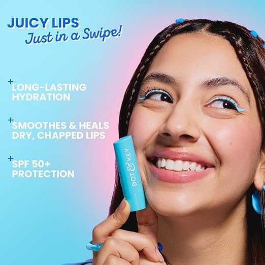 Dot & Key Barrier Repair Hydrating Lip Balm Spf 50- Blueberry Bliss