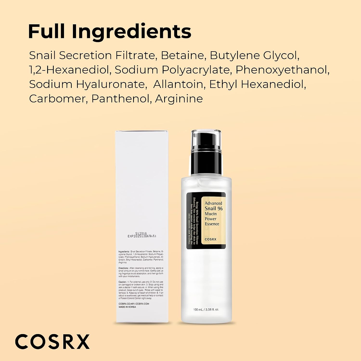 Cosrx Advanced Snail 96 Mucin Power Essence