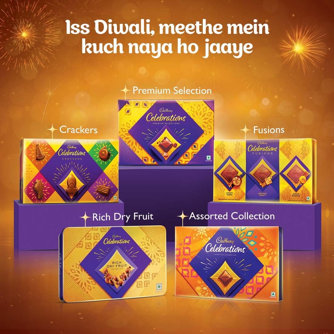 Cadbury Celebrations Rich Dry Fruit Collection Chocolate Gift Box