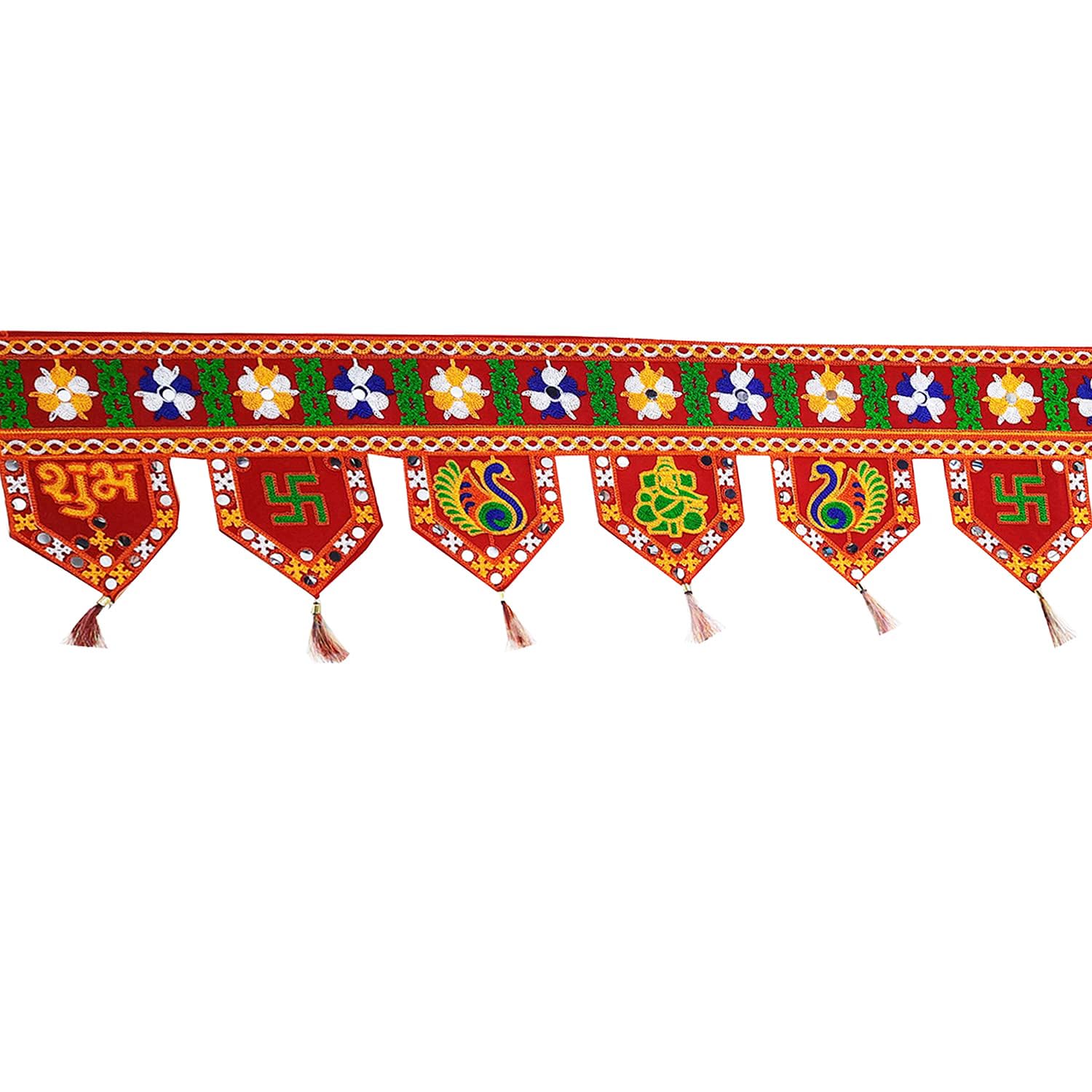 Ascension Design Subh Labh Traditional Art Handmade Door Bandarwal