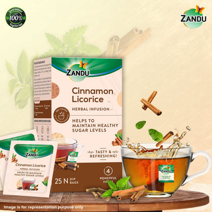 Zandu Cinnamon Licorice Herbal Infusion