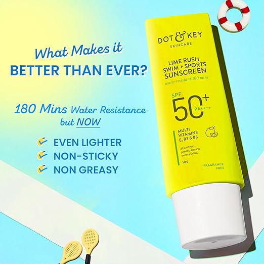 Dot & Key Lime Rush Swim + Sports Sunscreen Spf 50+ Pa++++