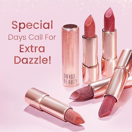 Swiss Beauty More Than Glitter Lipstick 3g