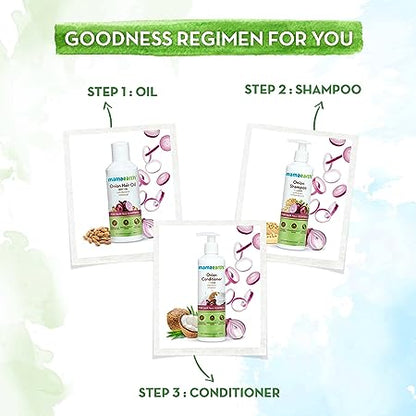 Mamaearth Onion Hair Oil For Hair Growth & Hair Fall Control With Redensyl 150ml