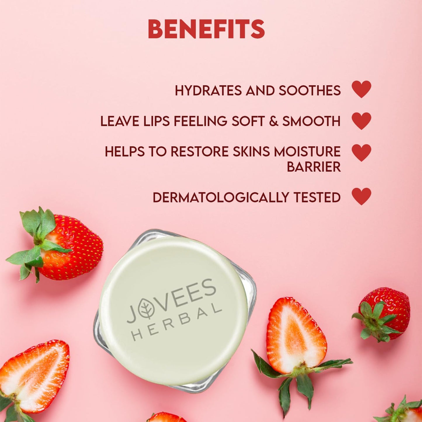 Jovees Strawberry Moisture Surge Lip Balm