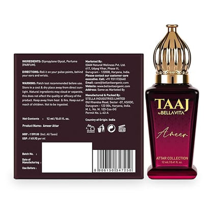 Bella Vita Luxury TAAJ Ameer Attar with Lemon