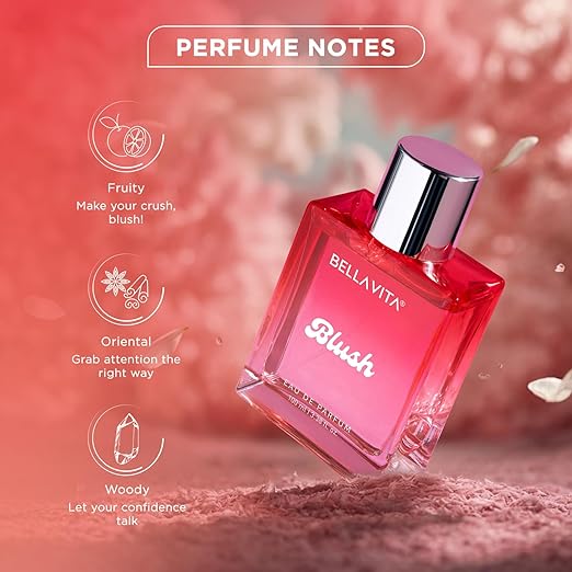 Bellavita Blush Woman Eau De Parfum Perfume With Red Fruits