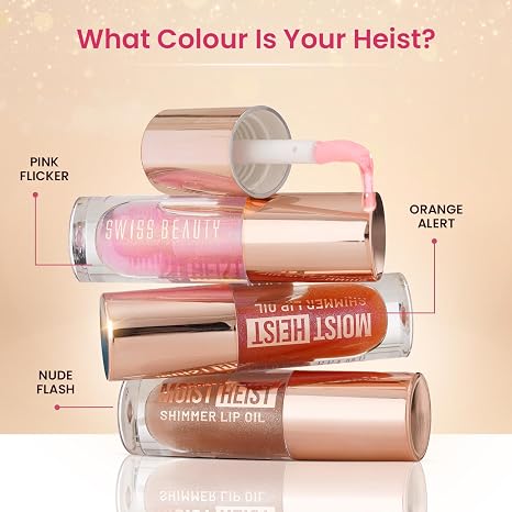 Swiss Beauty Moist Heist Shimmer Lip Oil 4.8g