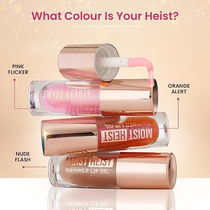 Swiss Beauty Moist Heist Shimmer Lip Oil 4.8g