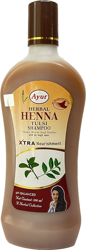 Ayur Herbal, Henna Tulsi Shampoo