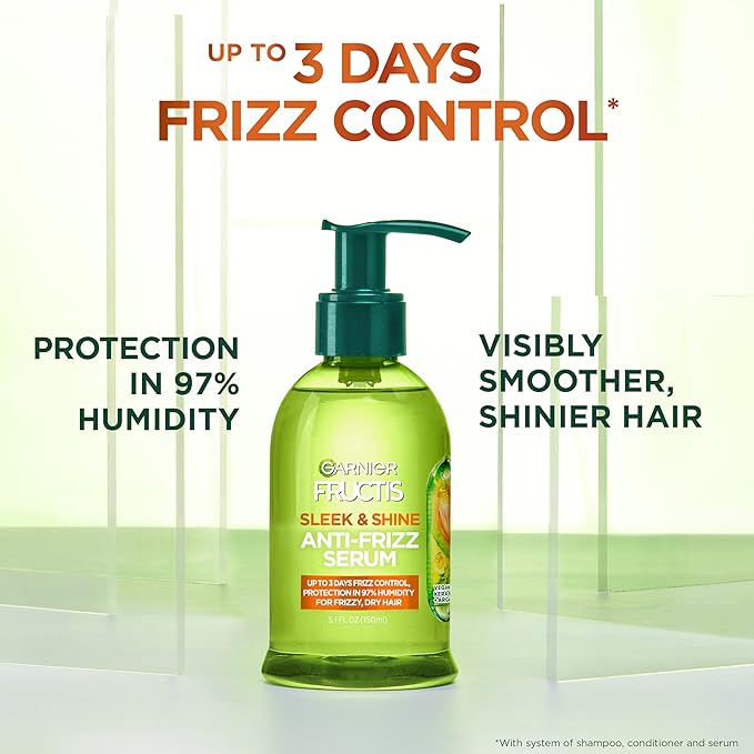 Garnier Fructis Sleek And Shine Anti-Frizz Serum - PUSHMYCART