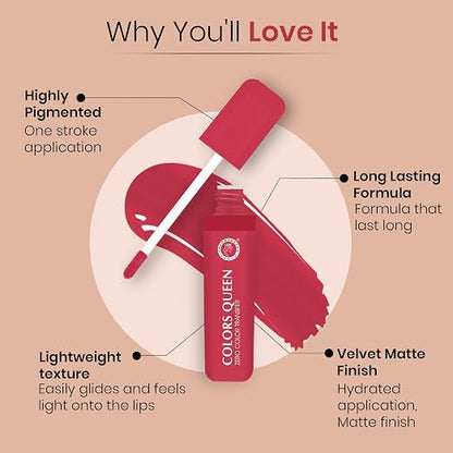 Colors-Queen-Zero-Color-Transfer-Liquid-Lipstick