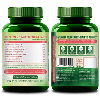 Himalayan Organics Diabetes Support Capsules
