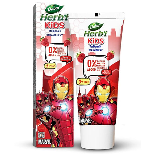 Dabur Herb'l Kids Iron Man Toothpaste - PUSHMYCART